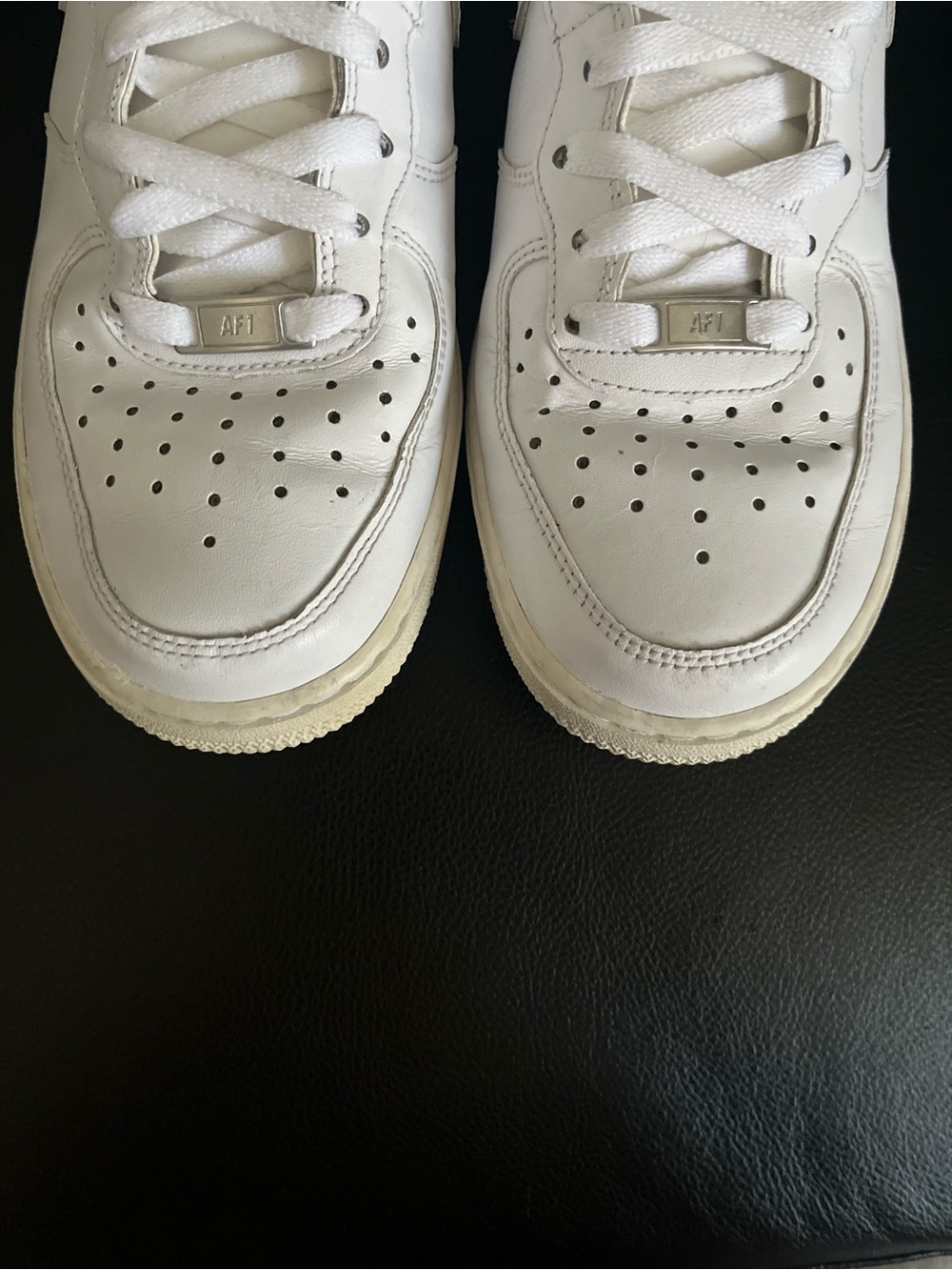 Nike Air Force 1 Mid ‘07 Triple White AF1 Shoes - Men’s 8 - Picture 11 of 12